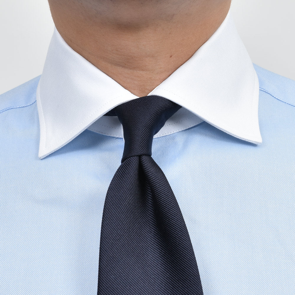 BARBA(バルバ) コットンピンオックスクレリックシャツ / ワイド (406) 11155200052