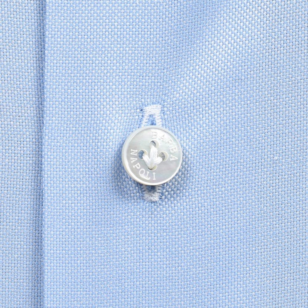 BARBA(バルバ) コットンピンオックスクレリックシャツ / ワイド (406) 11155200052