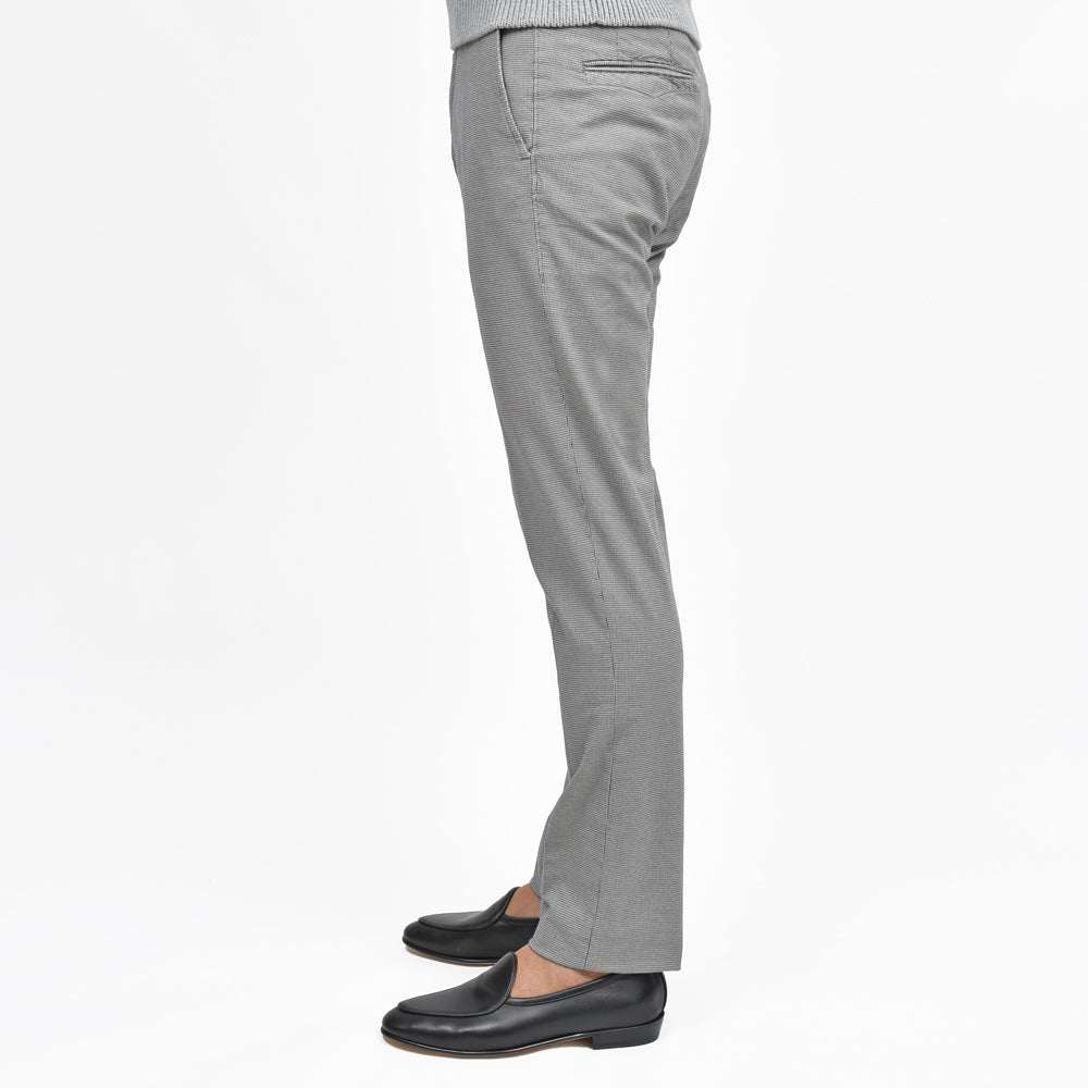 INCOTEX SLACKS(インコテックス スラックス) SLIM FIT ガーメントダイコトンストレッチハウンドトゥーステーパードパンツ 18S100/90926/31577