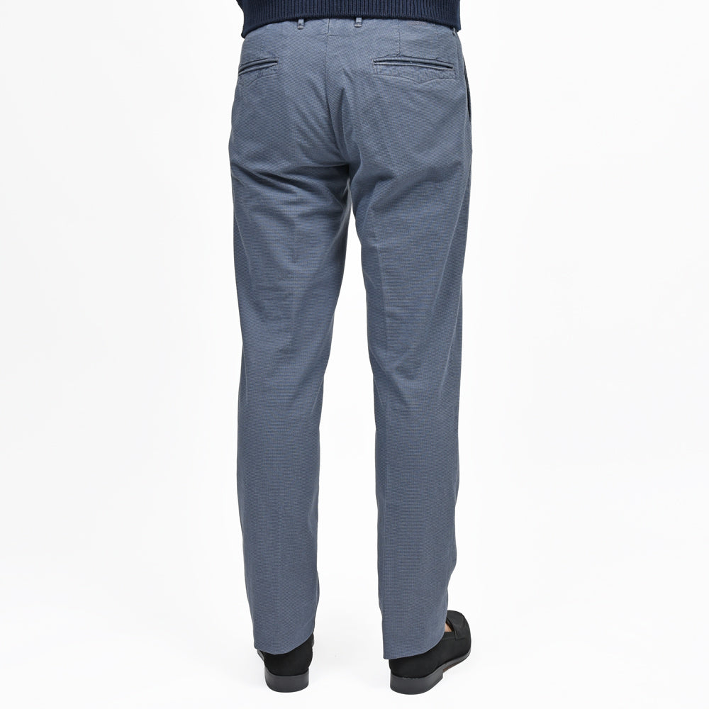 INCOTEX SLACKS(インコテックス スラックス) SLIM FIT ガーメントダイコトンストレッチハウンドトゥーステーパードパンツ 18S100/90926/31577