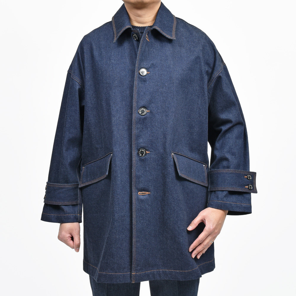 MACKINTOSH(マッキントッシュ) HUMBIEハンビー ワンウォッシュデニムオーバーサイズドバルカラーコート