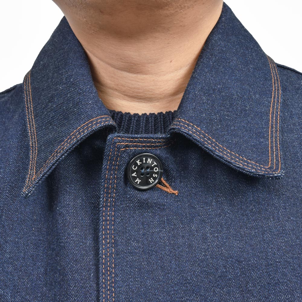 MACKINTOSH(マッキントッシュ) HUMBIEハンビー ワンウォッシュデニムオーバーサイズドバルカラーコート