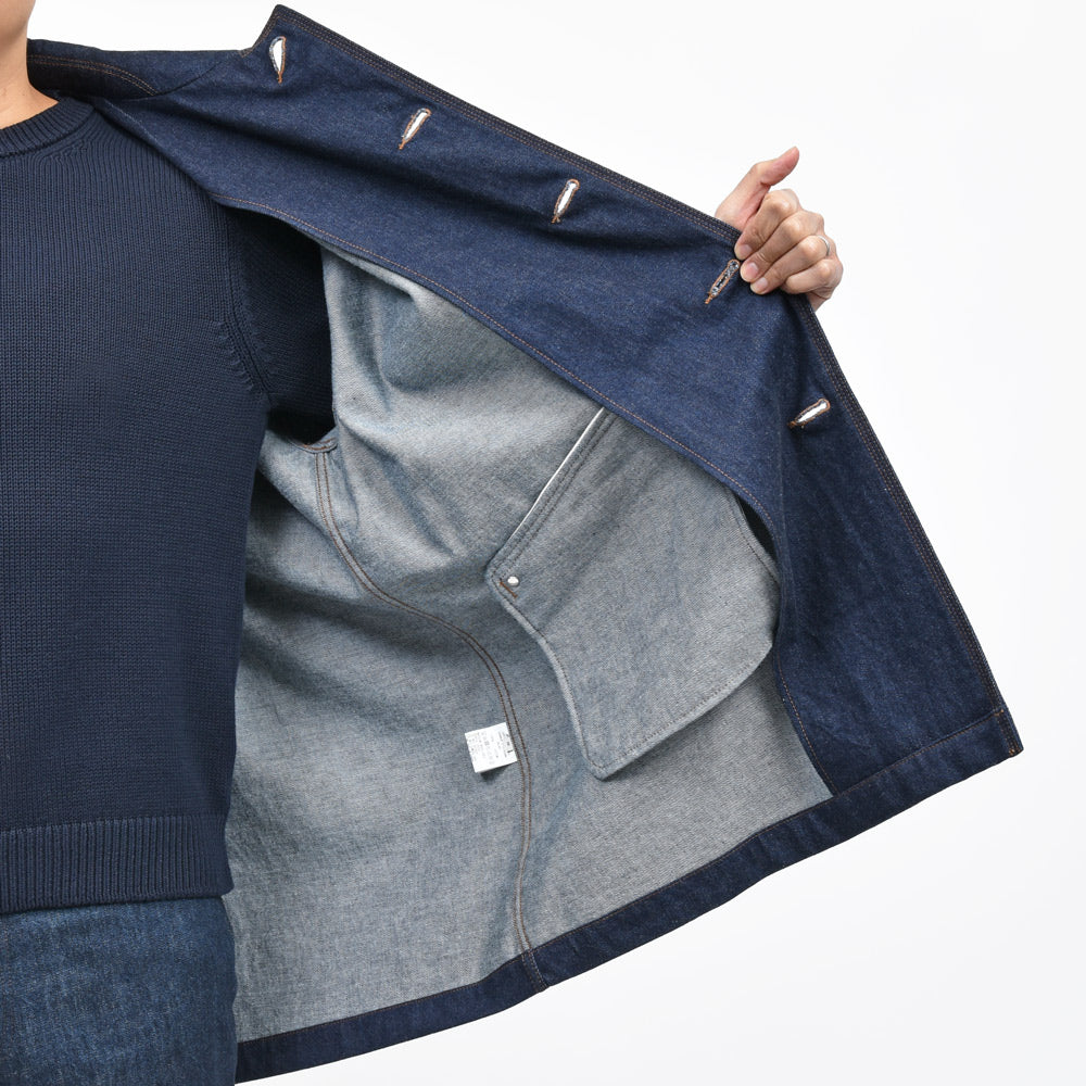 MACKINTOSH(マッキントッシュ) HUMBIEハンビー ワンウォッシュデニムオーバーサイズドバルカラーコート