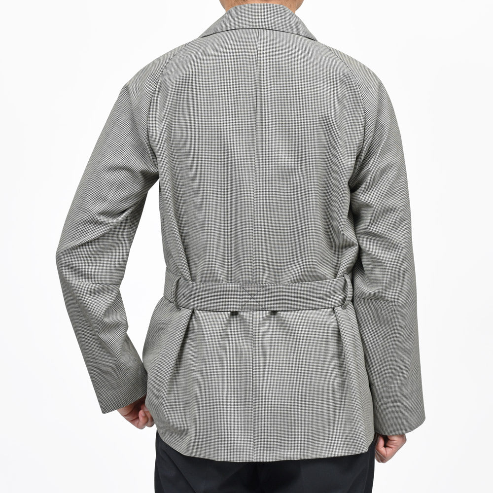 ORBIUM(オルビウム) H.M.Robe H.M.ローブ ハイツイストウールハウンドトゥースローブジャケット