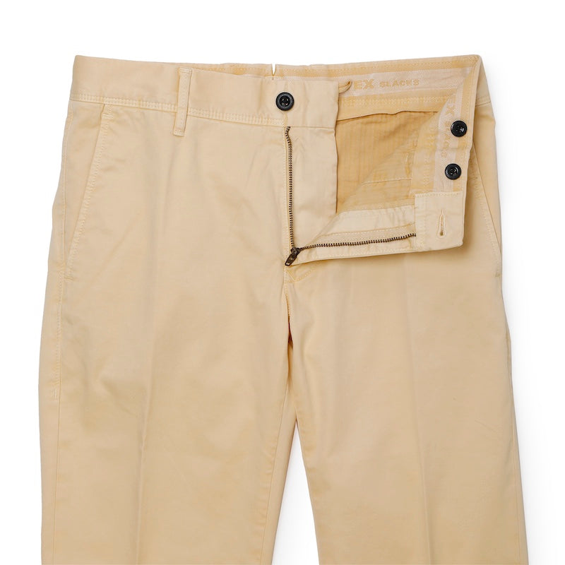 インコテックス / ストレッチ コットンライトギャバ ノープリーツ パンツ/INCOTEX SLACKS/SLIM FIT/18S100 9664A