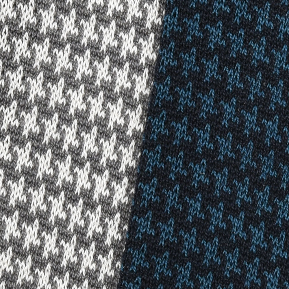 BRESCIANI(ブレッシアーニ) コットンハウンドトゥースドレスソックス 18051200146
