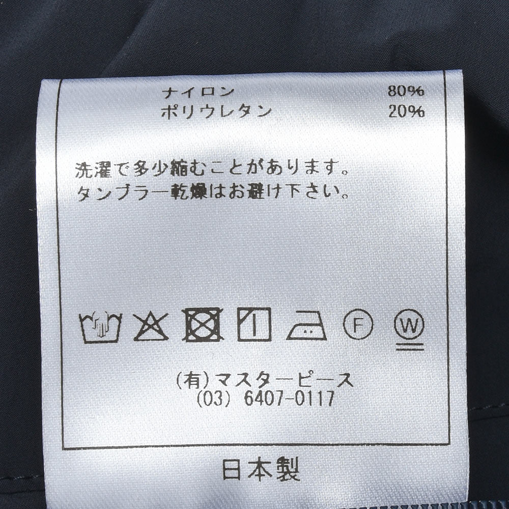 Scye サイ ナイロン ストレッチ セットアップ対応 ノープリーツ シャーリング アスレチックパンツ
