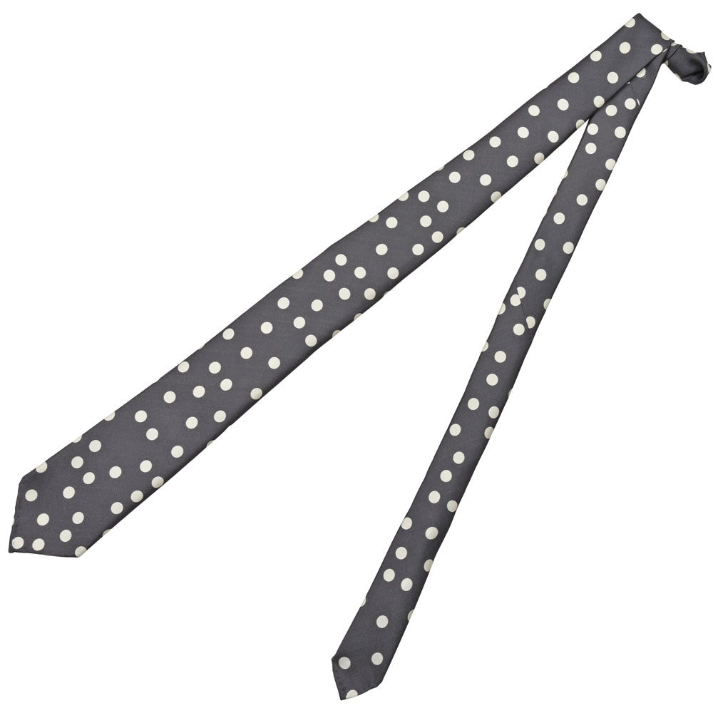 garoh ガロウ tie001 シルク ツイル ランダムドット セッテピエゲタイ