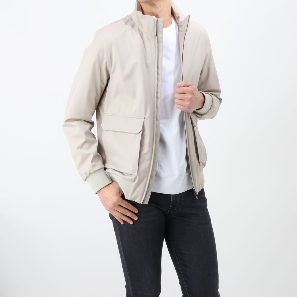 ヘルノ / 3レイヤーウール スタンドカラー ジップアップ ブルゾン(Loro Piana STORM SYSTEM)/GI000410U-33410