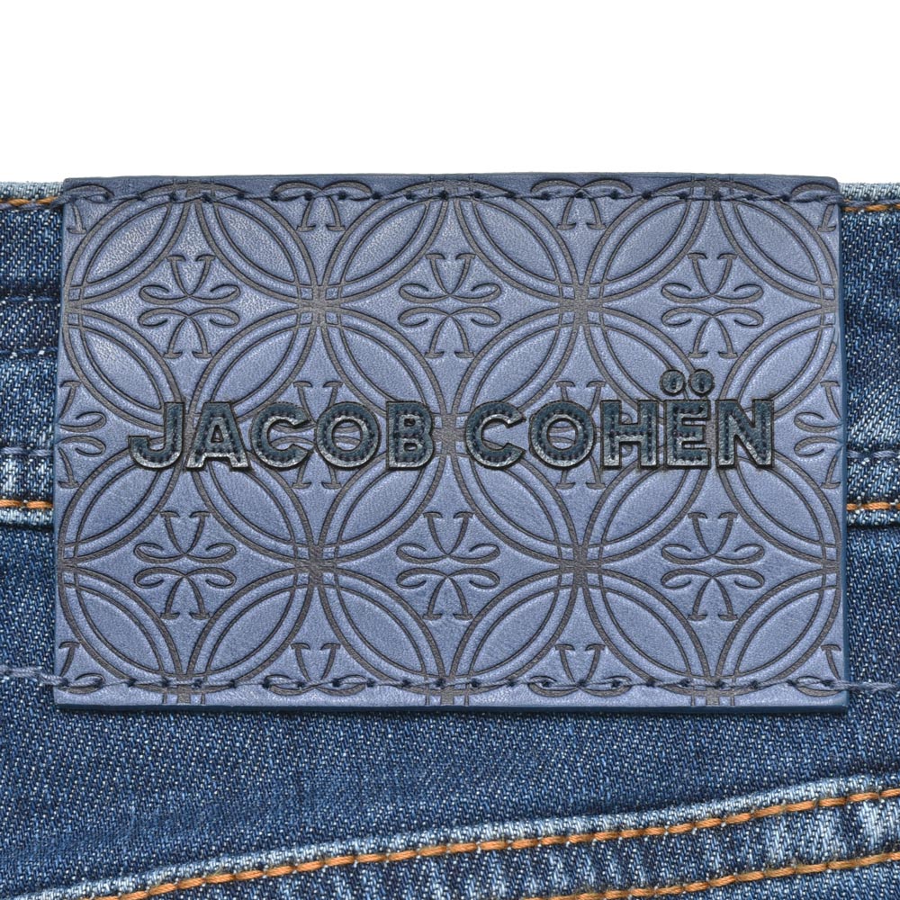 JACOB COHEN(ヤコブコーエン) BARDバード PREMIUM EDITION ウォッシュドコットンストレッチテーパードフィットデニム 226-32283