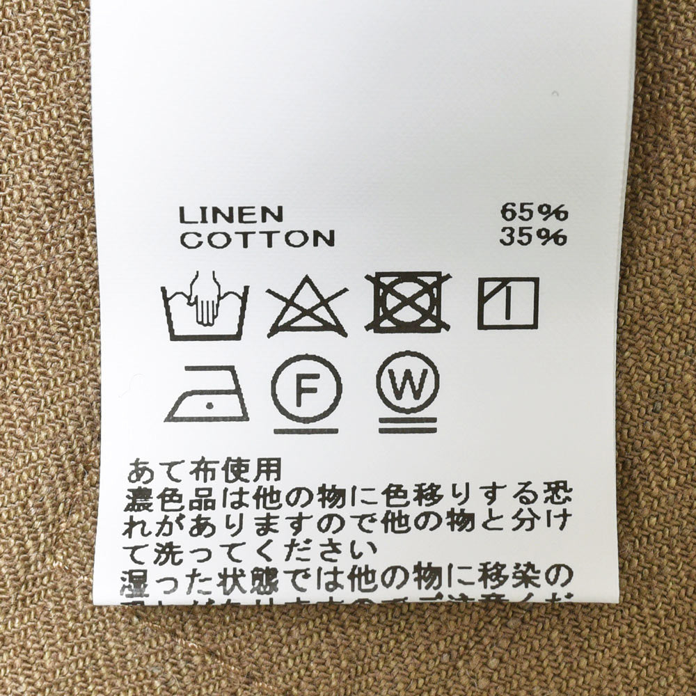 COHERENCE コヒーレンス JACKSON リネン コットン LINEN/COTTON CHEVRON ワークジャケット