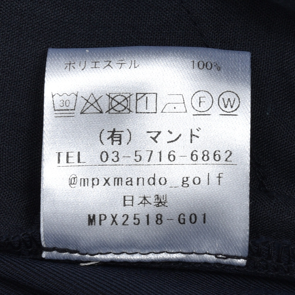 MPX mando GOLF(エムピーエックス マンド ゴルフ) ナチュラルストレッチポリエステルギャバジンテーパードクロップドパンツ MPX2518-G01