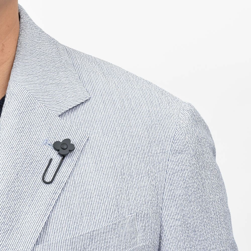 LARDINI(ラルディーニ) ROMAローマ ストレッチシアサッカーストライプ2Bジャケット JB6202Q85/ESIF64502