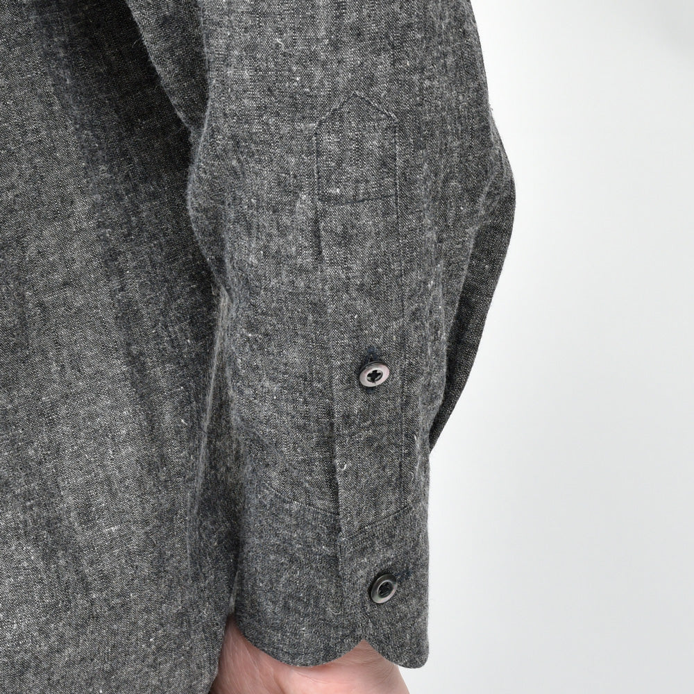 la favola(ラファーヴォラ) リネンコットンシャンブレーシャツ BIG SHIRT S10