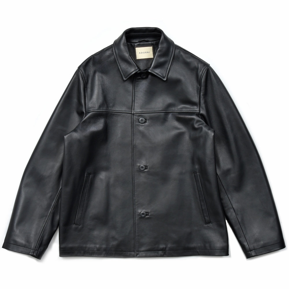 ADORNI(アドルニ) Yanヤン ラムレザーカバーオール AD4702