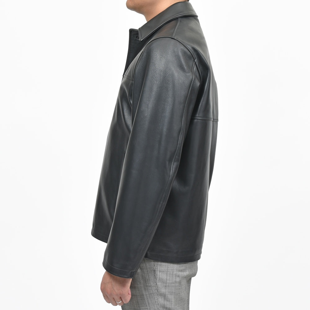 ADORNI(アドルニ) Yanヤン ラムレザーカバーオール AD4702