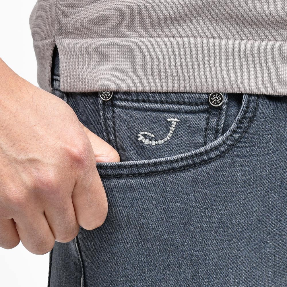 JACOB COHEN(ヤコブコーエン) NICKSLIMニックスリム PREMIUM EDITION スリムウォッシュドストレッチテーパードスリムフィットデニム 226-32457