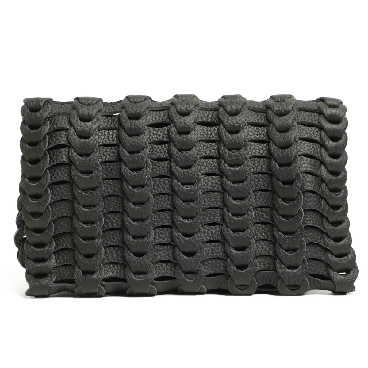 イルミーチョ / 【菅原靴店 先行販売モデル】ブルレザー フラップ クラッチバッグ / BOHO B-73 / NERO ブラック