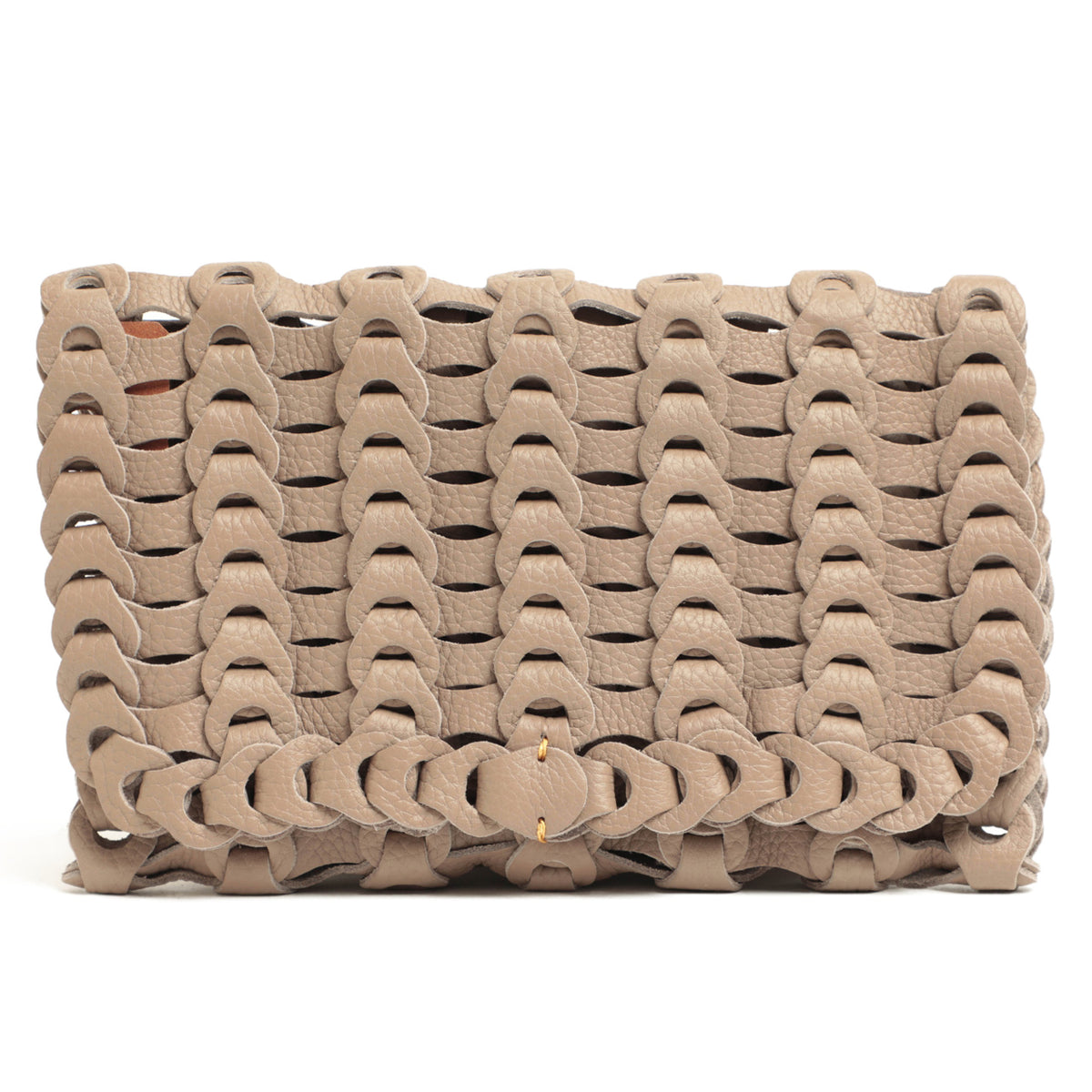 イルミーチョ / 【菅原靴店 先行販売モデル】ブルレザー フラップ クラッチバッグ / BOHO B-73 / TORTORA グレージュ
