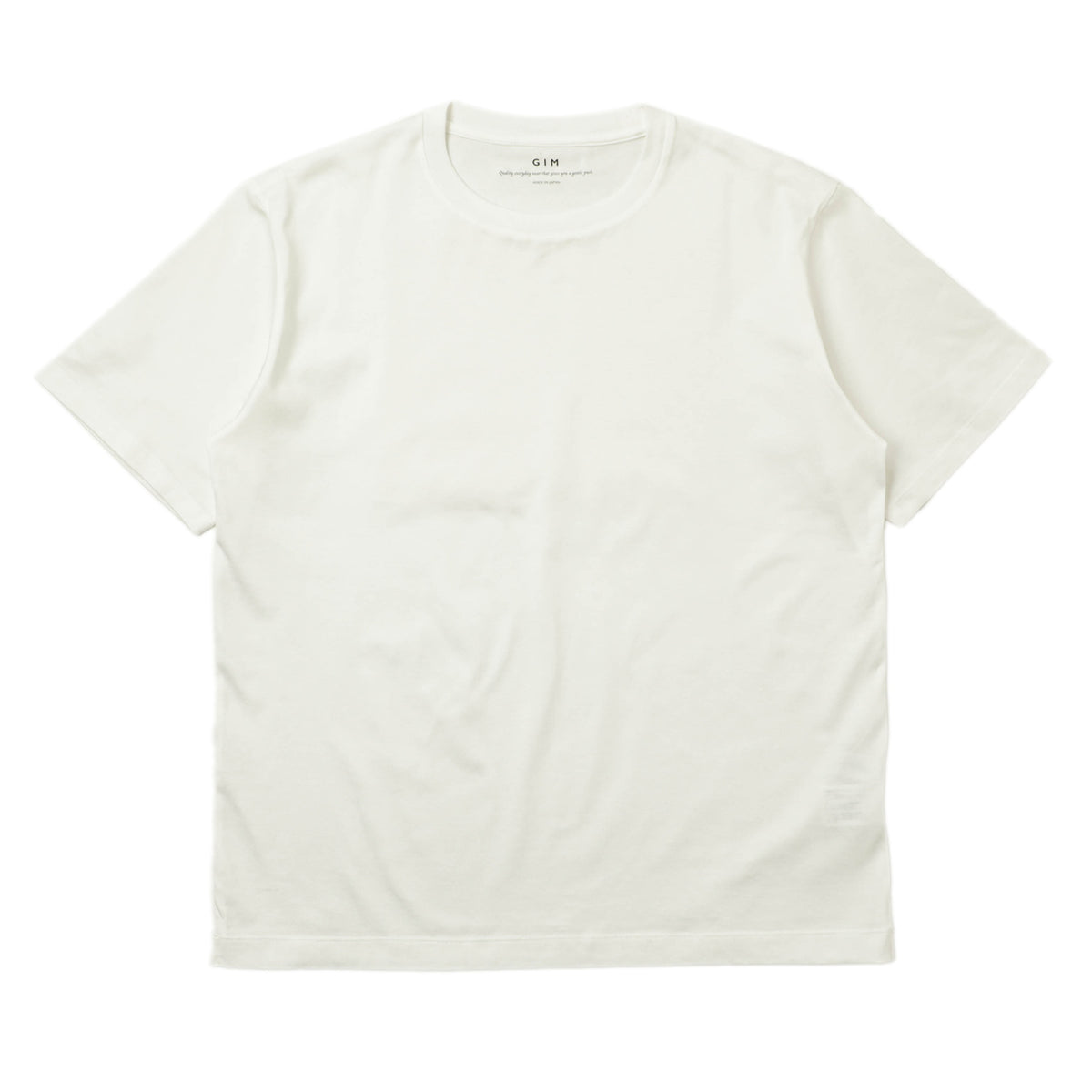 ジム / アメリカンシーアイランドコットン クルーネック Tシャツ / 25204549 / 002 ホワイト