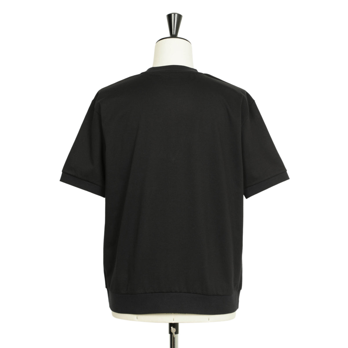 ジム / アメリカンシーアイランドコットン クルーネック リブ切り替えTシャツ / 速乾 消臭 / 25238559 / 005 ブラック