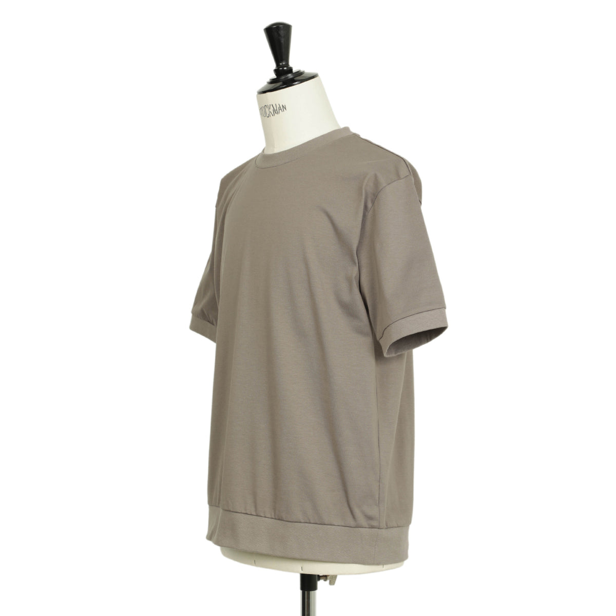 ジム / アメリカンシーアイランドコットン クルーネック リブ切り替えTシャツ / 速乾 消臭 / 25238559 / 004 チャコールグレー