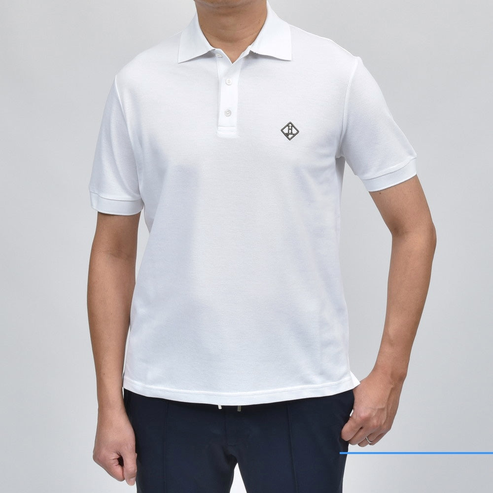 HERNO(ヘルノ) コットン鹿の子S/Sポロ JPL00135U 54005 12151600132
