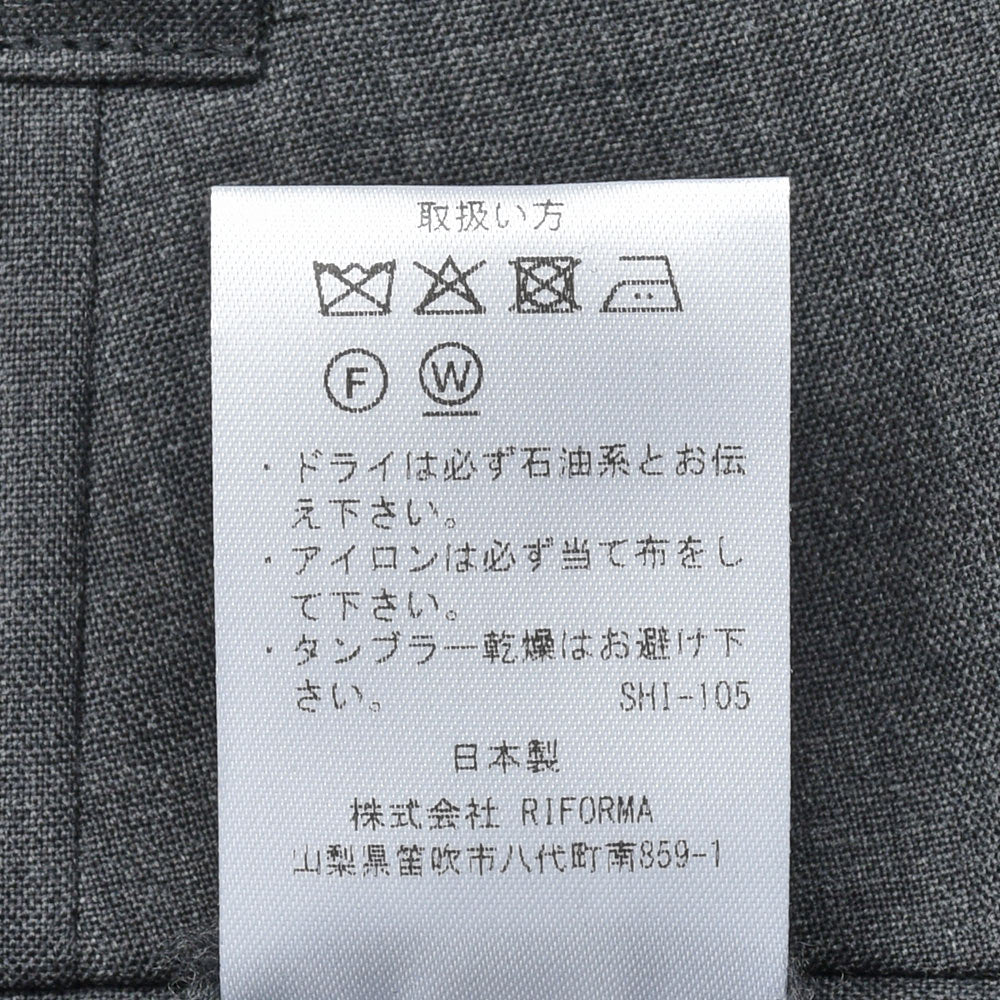 IGARASHI TROUSERS(五十嵐トラウザーズ) ウールトロピカル1Pテーパードパンツ 13051200187