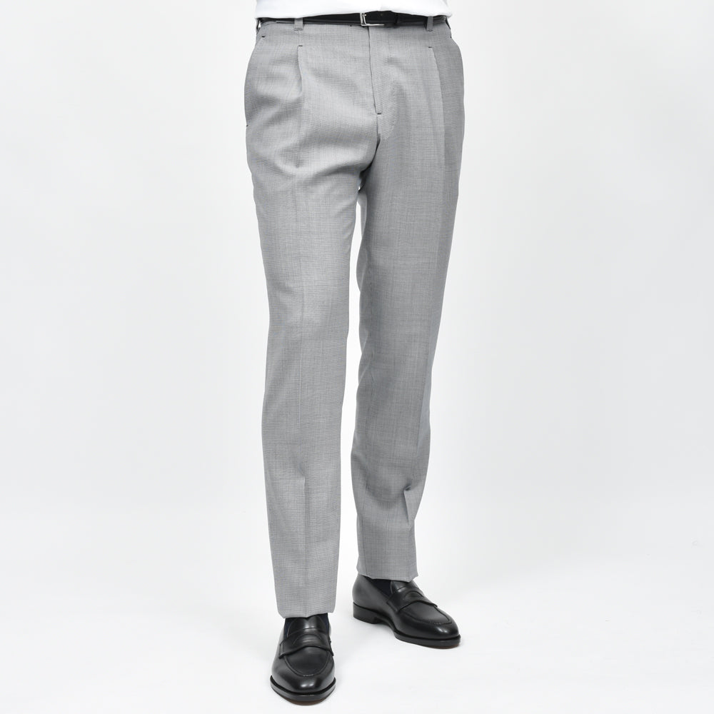 IGARASHI TROUSERS(五十嵐トラウザーズ) ウールハウンドトゥース1Pテーパードパンツ 13051203187