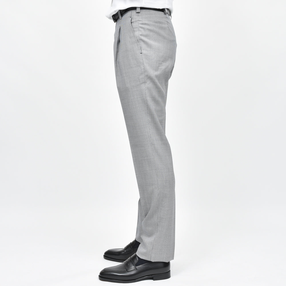 IGARASHI TROUSERS(五十嵐トラウザーズ) ウールハウンドトゥース1Pテーパードパンツ 13051203187