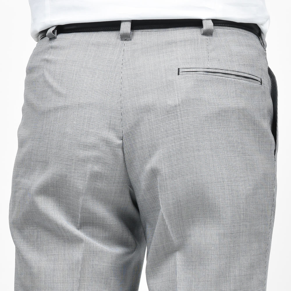 IGARASHI TROUSERS(五十嵐トラウザーズ) ウールハウンドトゥース1Pテーパードパンツ 13051203187