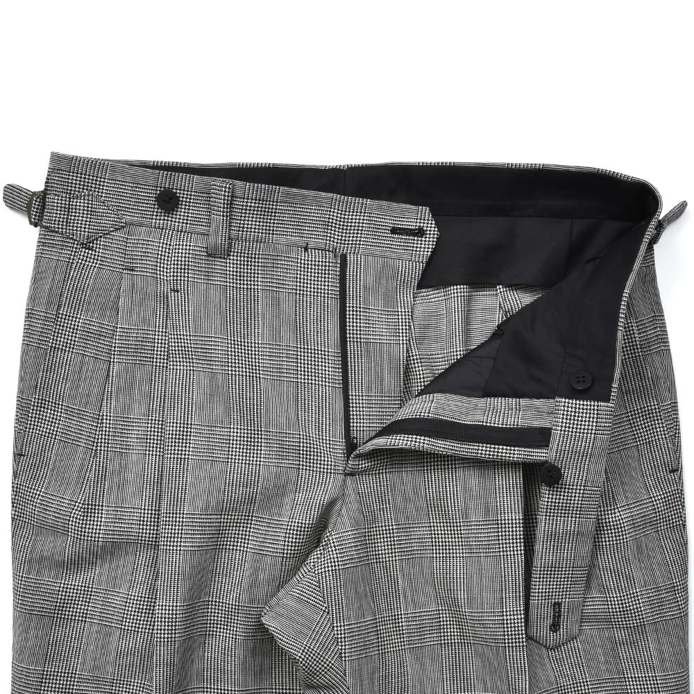 IGARASHI TROUSERS(五十嵐トラウザーズ) ウールハウンドトゥース1Pテーパードパンツ 13051203187