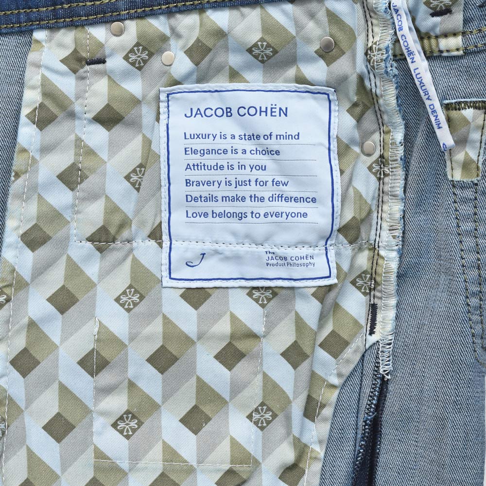 JACOB COHEN(ヤコブコーエン) NICKSLIMニックスリム ウォッシュドコットンストレッチテーパードスリムフィットデニム 226-32425