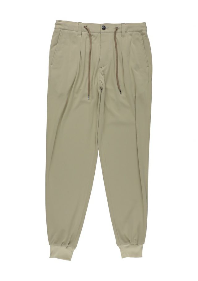 ウノピゥウノウグァーレトレ / CREASE RIB WIDE SLACKS/MRP667-POE539