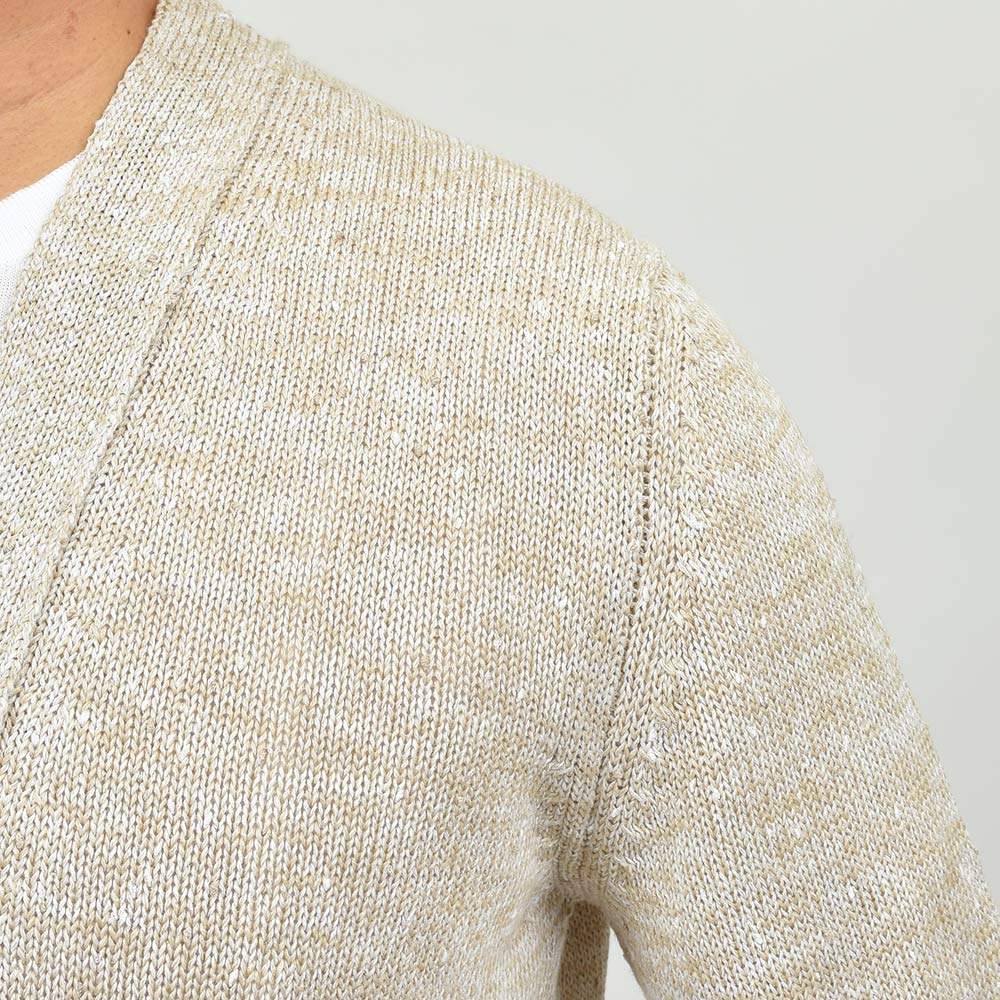 Settefili Cashmere セッテフィーリ カシミア リネンコットンレーヨンナイロン メランジ ニット カーディガン