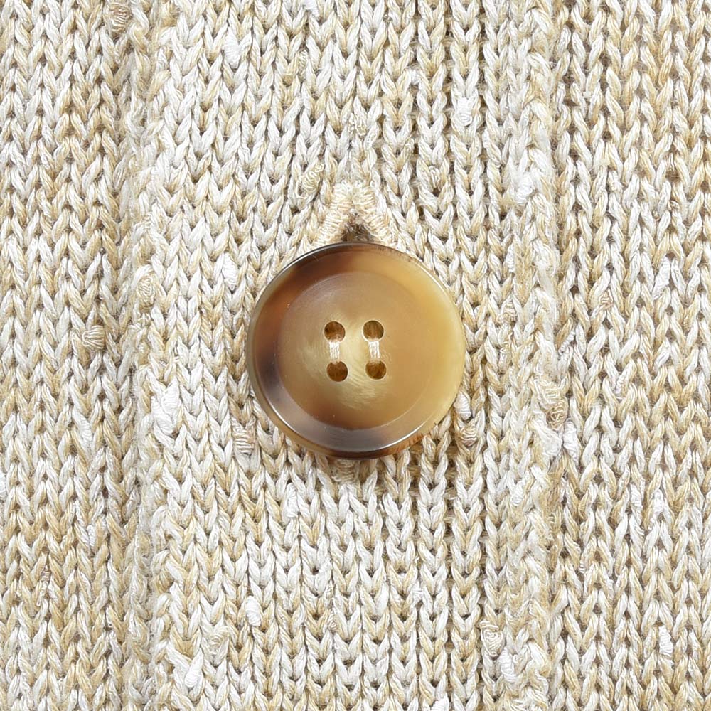 Settefili Cashmere セッテフィーリ カシミア リネンコットンレーヨンナイロン メランジ ニット カーディガン