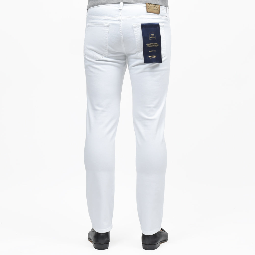 INCOTEX BLUE DIVISION(インコテックス ブルーディヴィジョン) Slim Fit ウォッシュドストレッチドリルスリムテーパードパンツ BDPS0003-00530S/3160