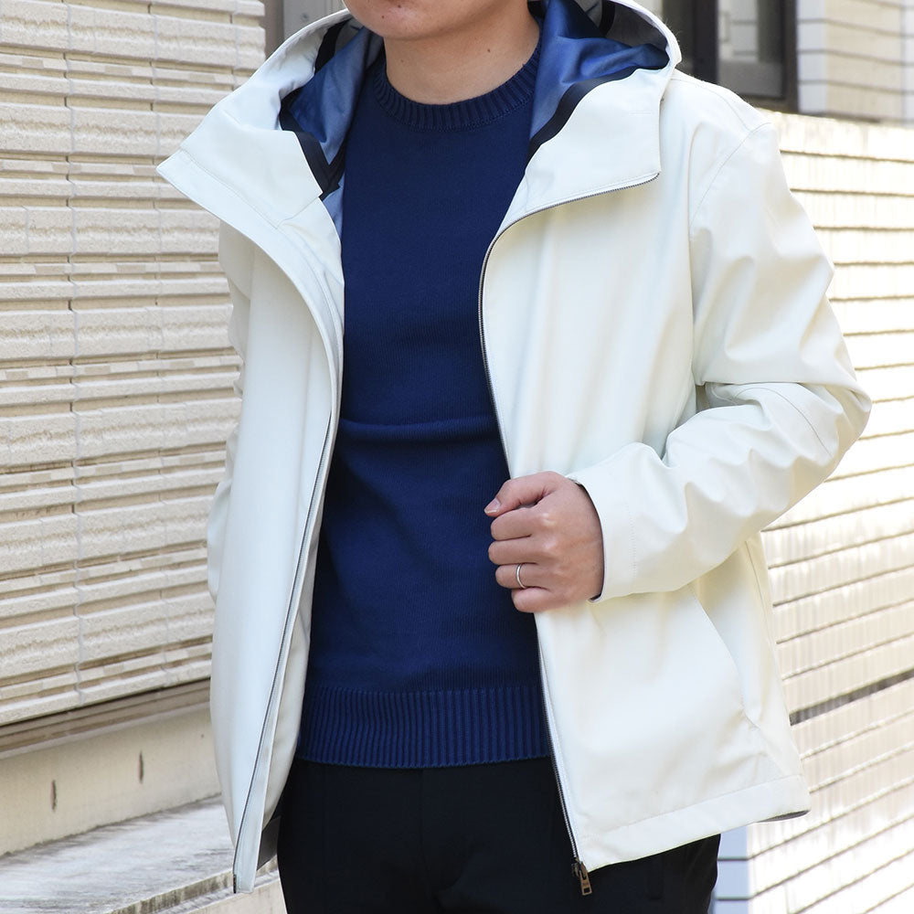 ヘルノ / 3レイヤーウール フーデッド ブルゾン(Loro Piana STORM SYSTEM)/GI000492U-33410