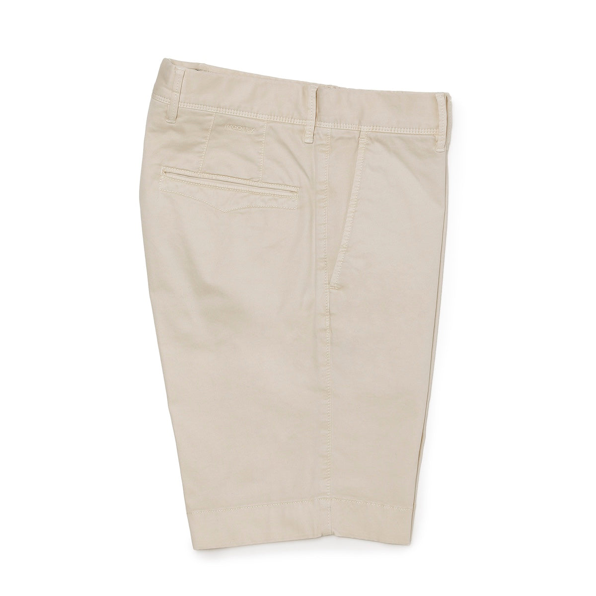 インコテックス / ストレッチ コットンライトギャバ ノープリーツ ショートパンツ/INCOTEX SLACKS/SLIM FIT/11S215 9664A