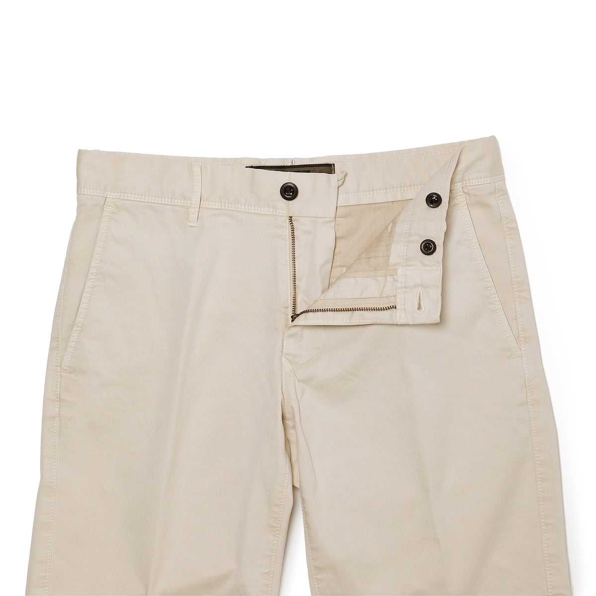 インコテックス / ストレッチ コットンライトギャバ ノープリーツ ショートパンツ/INCOTEX SLACKS/SLIM FIT/11S215 9664A