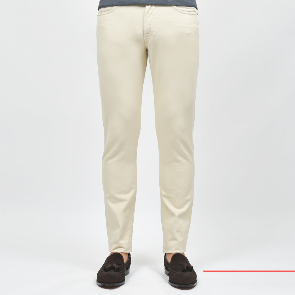 ROY ROGER'S(ロイ ロジャース) ガーメントダイストレッチコットンリネンツイルスリムテーパードパンツ Leonardo JP/SLIM/RRU235P4570112