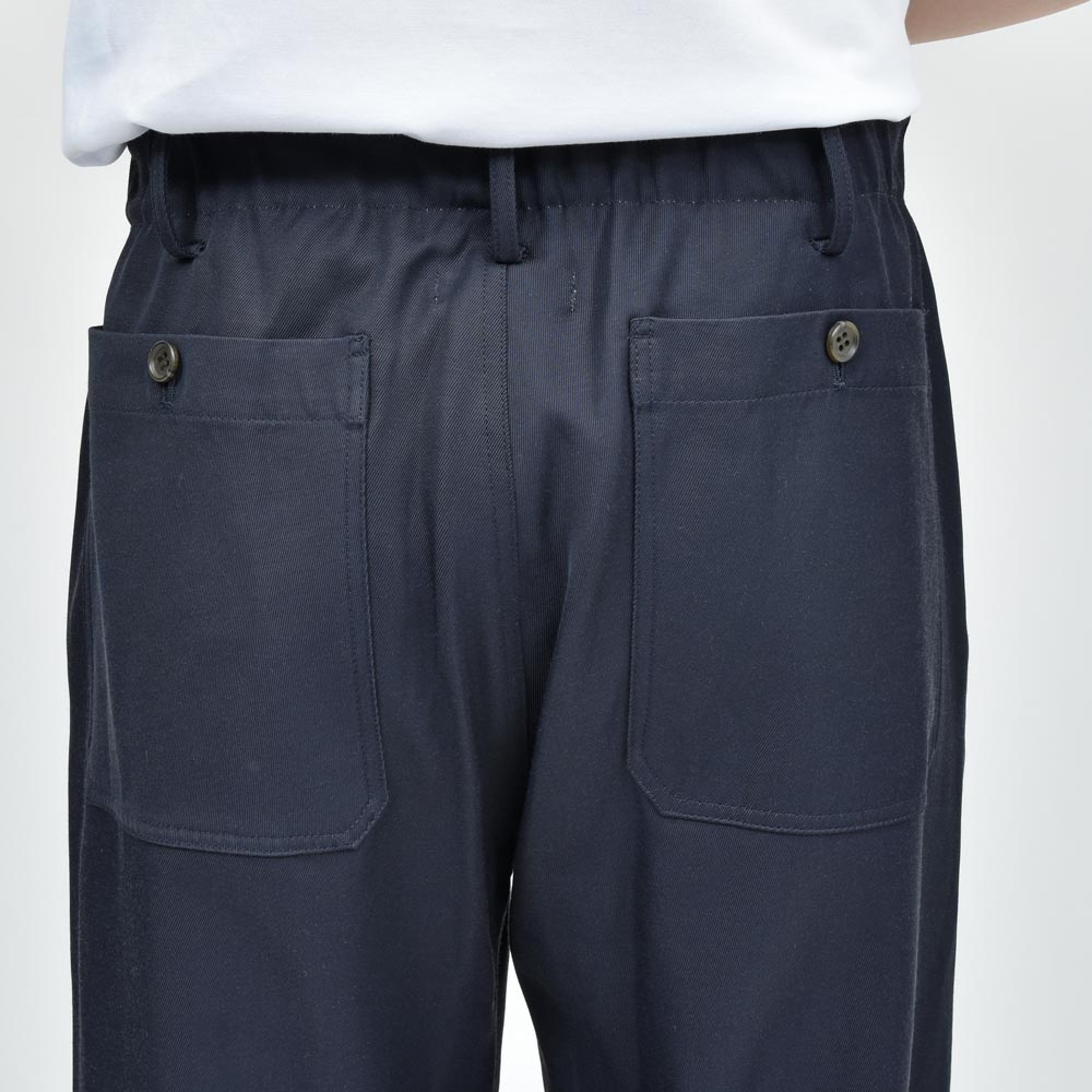 AMBELL(アンベル) KEY PIECE レーヨンコットンツイル1インプリーツテーパードパンツ 00016-2(2) genderless