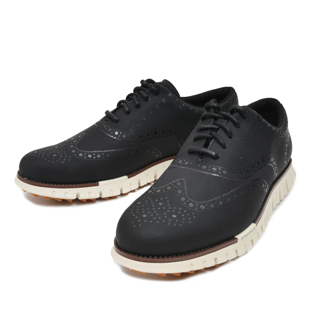 COLE HAAN(コール ハーン) ゼログランドリマスタードノーソウ ウィングチップゴルフシューズ(スパイクレス) C39846 15051601130