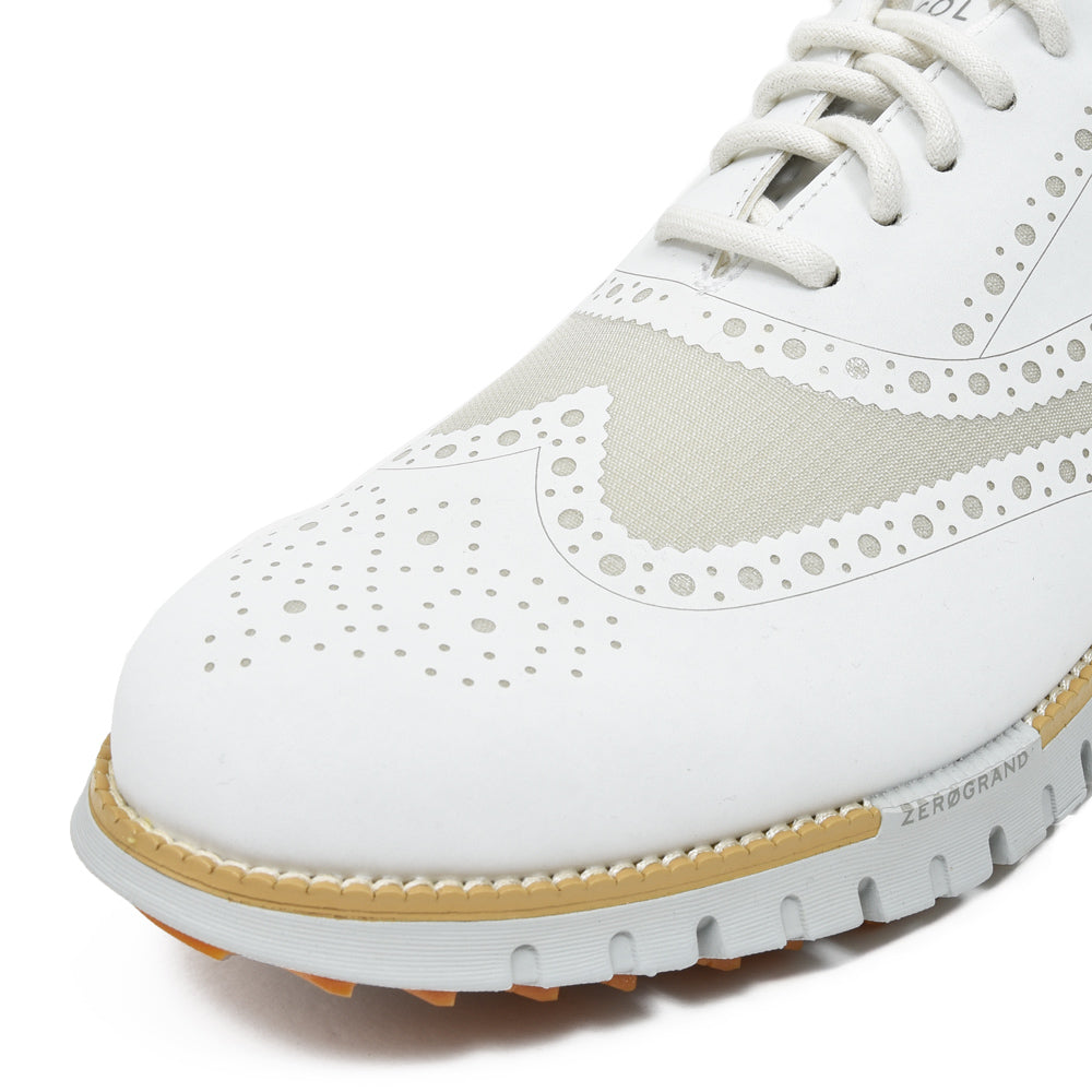 COLE HAAN(コール ハーン) ゼログランドリマスタードノーソウ ウィングチップゴルフシューズ(スパイクレス) C39846 15051601130