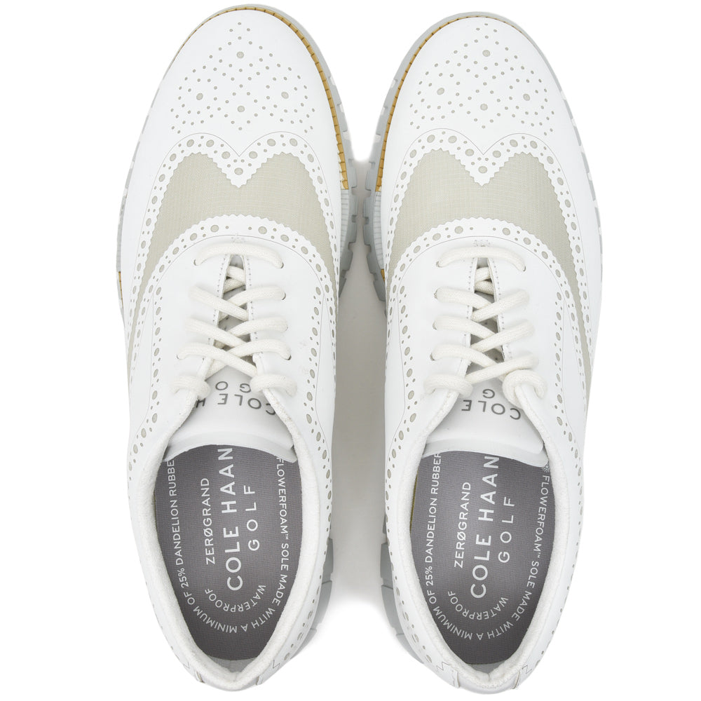 COLE HAAN(コール ハーン) ゼログランドリマスタードノーソウ ウィングチップゴルフシューズ(スパイクレス) C39846 15051601130