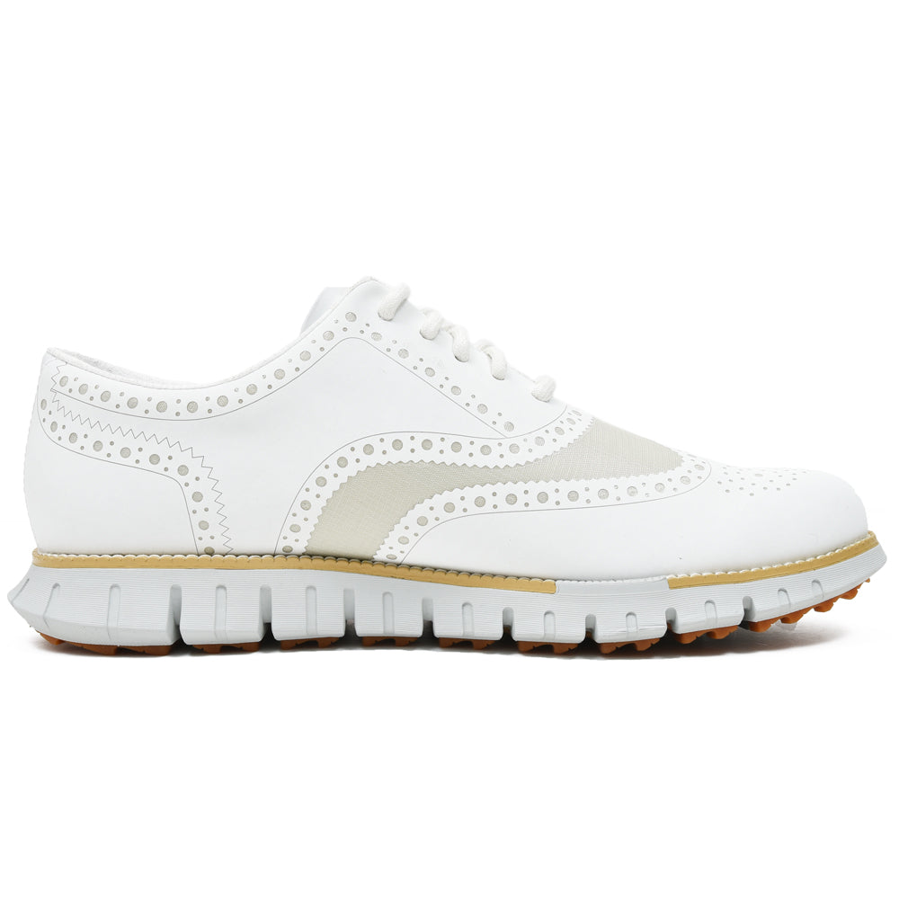 COLE HAAN(コール ハーン) ゼログランドリマスタードノーソウ ウィングチップゴルフシューズ(スパイクレス) C39846 15051601130