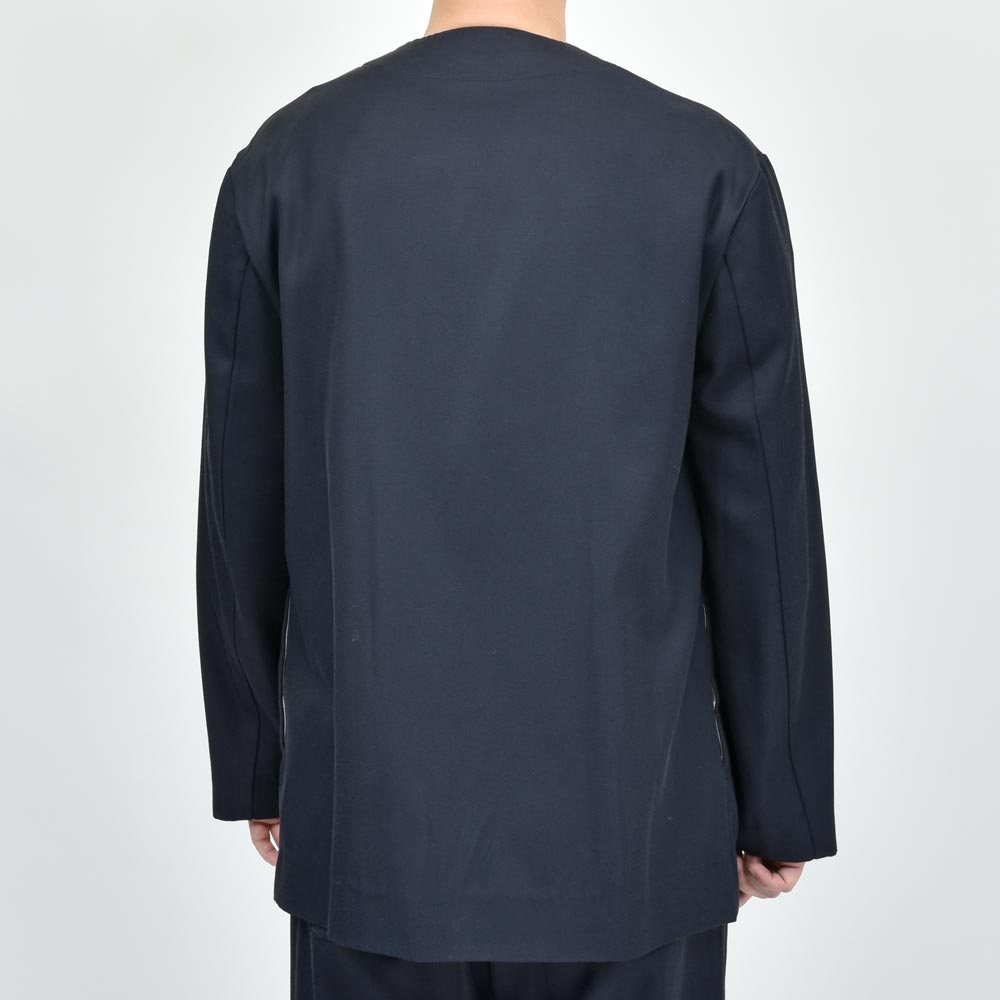 AMBELL(アンベル) KEY PIECE レーヨンコットンツイルノーカラー1Bジャケット 00035(11) genderless