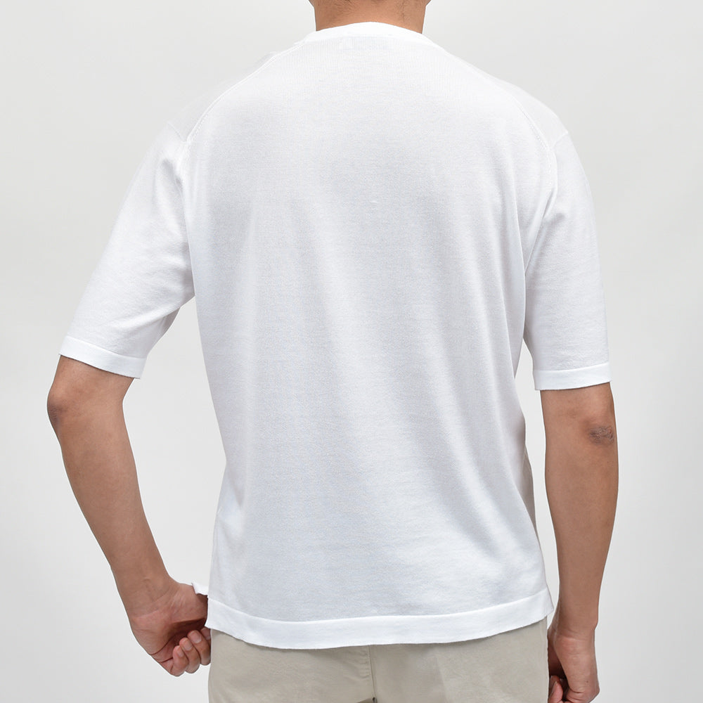 JOHN SMEDLEY ジョンスメドレー S4676 シーアイランドコットン 30ゲージ クルーネック ニットTシャツ