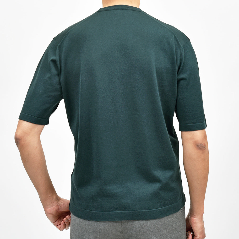 JOHN SMEDLEY ジョンスメドレー S4676 シーアイランドコットン 30ゲージ クルーネック ニットTシャツ