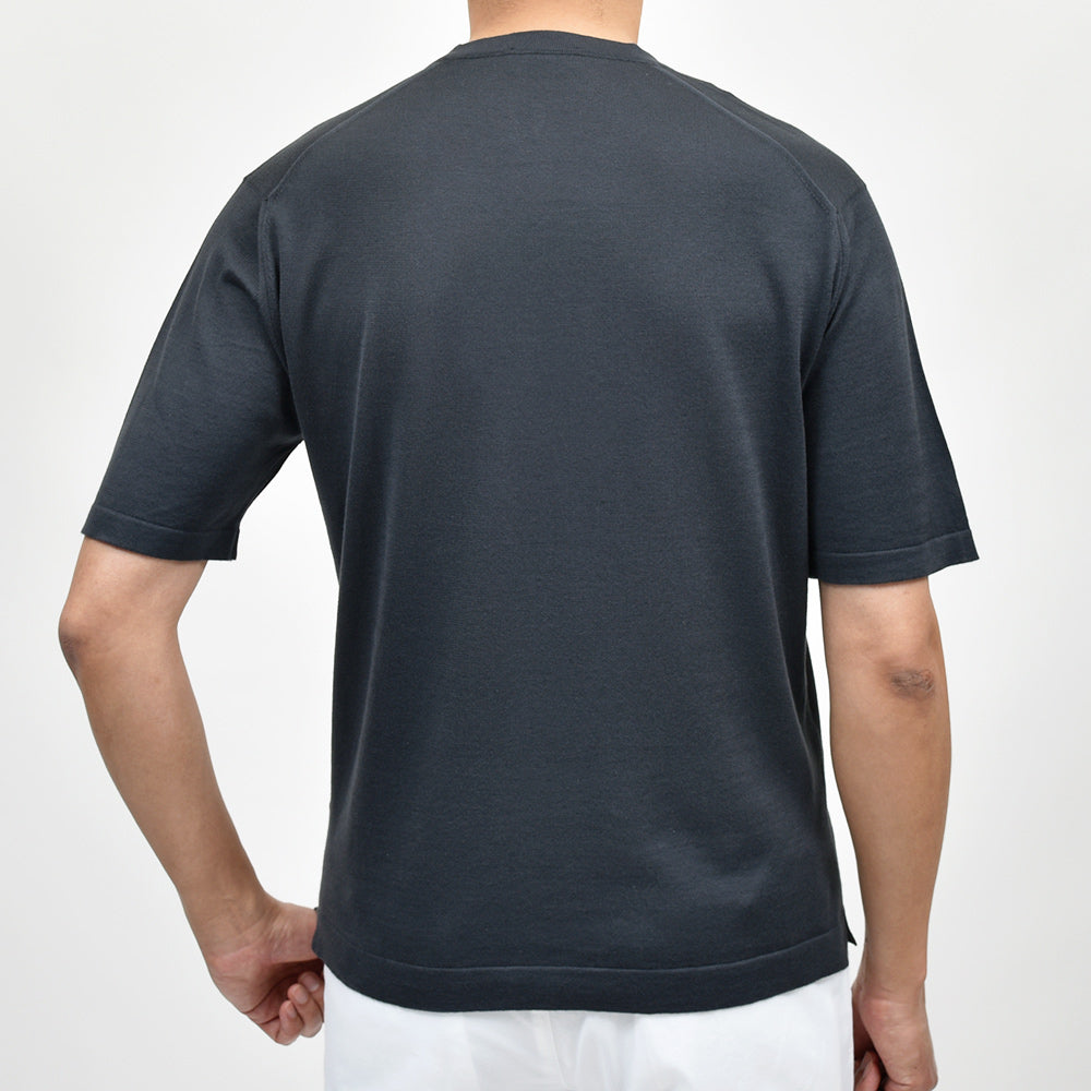 JOHN SMEDLEY ジョンスメドレー S4676 シーアイランドコットン 30ゲージ クルーネック ニットTシャツ